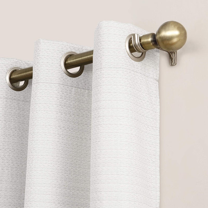 Sun Zero Cooper Thermal Insulated Energy Efficient Grommet Curtain Panel, 40" x 95", White - Image 2